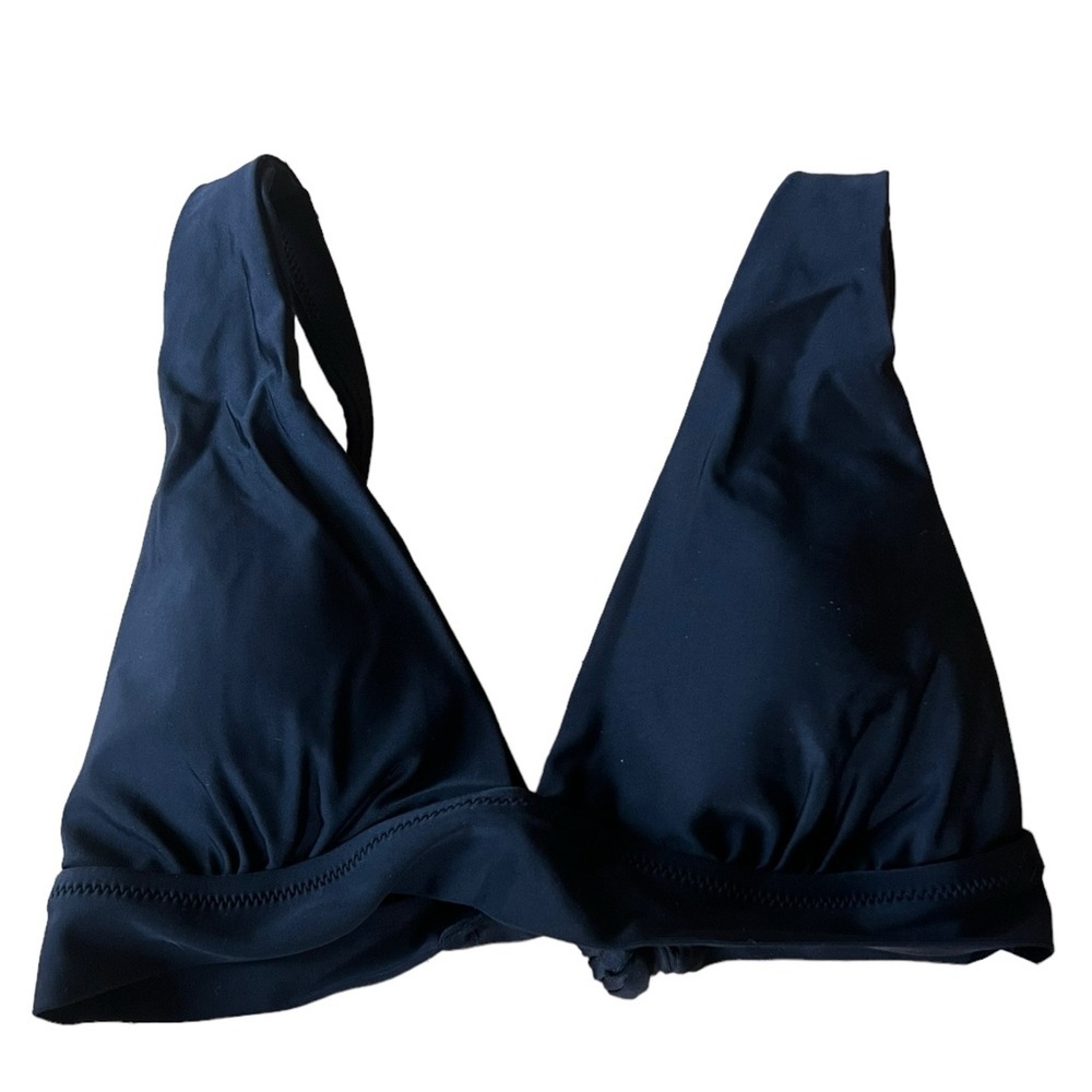 NWT Aerie Women's Triangle Bikini Swim Top Black Size Medium